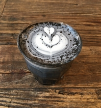 Goth Latte Black and White
