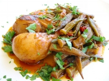 Κοτόπουλο με Μπάμιες