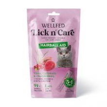 Wellfed Lick n Care Hairball Aid 6x15gr