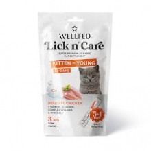 Wellfed Lick n Care Young Chicken 6x15gr