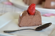 Panna Cotta Σοκολάτα Γάλακτος με Bitter Ganache