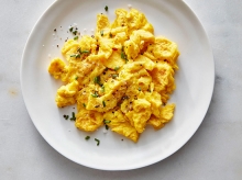 Scrambled Eggs and Turkey