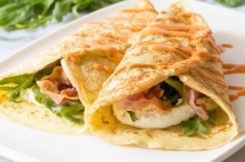 Αλμυρή Κρέπα Κοτόπουλο Μανούρι