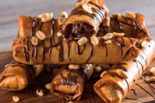 Φλογέρα με Ταχίνι και Σοκολάτα Υγείας