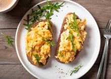 Ciabatta με Scrambled Αυγό