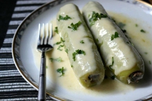 Κολοκυθάκια Γεμιστά Αυγολέμονο