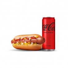 1 Hot Dog Classic + 1 Αναψυκτικό 330ml επιλογής