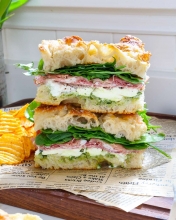 Focaccia Prosciutto