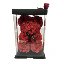 Rose Bear Μπορντώ 25cm