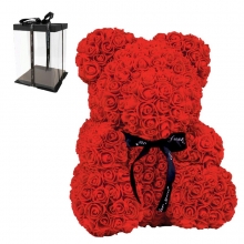 Rose Bear Κόκκινο 40cm
