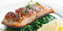 Μερίδα Salmone Al Vapore