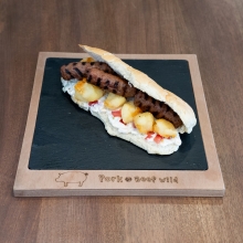 Ψωμάκι με Χειροποίητο Μοσχαρίσιο Μπιφτέκι