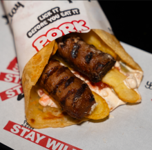 Παραδοσιακή Ροδίτικη Πίτα με Χειροποίητο Μοσχαρίσιο Μπιφτέκι