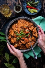 1 Chicken Tikka + 1 Chicken Bhuna + 1 Chicken Korma + 1 Plain Rice + 1 Butter Naan