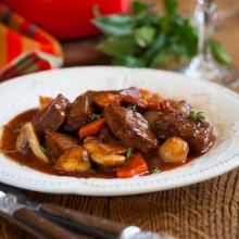 Beef with BBQ Sauce