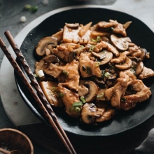 Chicken Chinese Mushrooms and Bamboo