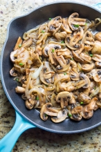Chicken Mushroom and Onions