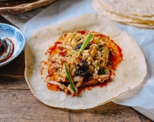 Moo Shu Pork with Pancakes