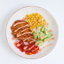 Crispy Chicken Poke Bowl