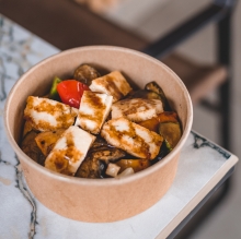 Ψητά Λαχανικά με Χαλούμι