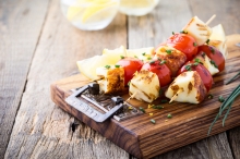 Μερίδα Καλαμάκι Χαλούμι