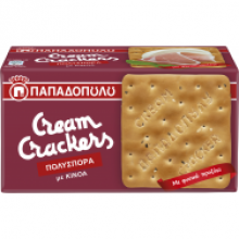 Cream Crackers Παπαδοπούλου Πολύσπορα με Κινόα (195gr)