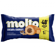 Molto Cream Cookies Πραλίνα Digestive 110gr