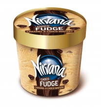 Παγωτό Nirvana Choco Fudge 470ml (κύπελλο)