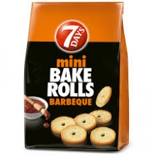 7 Days Bake Rolls Mini BBQ 150γρ.