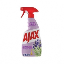 Ajax Καθαριστικό Spray Απολυμαντικό Αιθέρια Έλαιο - Λεβάντα 500ml