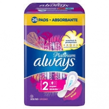 Always Σερβιέτες Platinum Ultra Long 26τεμ.