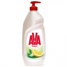 Ava Perle Υγρό Πιάτων Χαμομήλι και Λεμόνι Αντλία 650ml