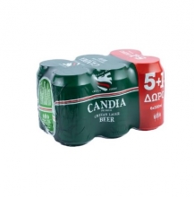 Candia Premium Lager 330ml (5+1 ΔΩΡΟ)