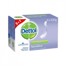 Dettol Sensitive Σαπούνι 3+1*100γρ.