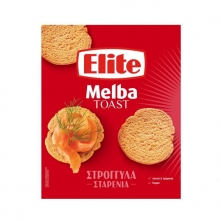 Elite Melba Φρυγανάκια Toast Στρογγυλά Σταρένια 110γρ.
