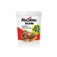 ION Nucrema Πραλίνα Φουντούκι 380γρ. +40% Δωρεάν Προϊόν