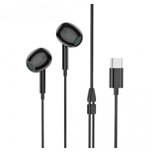 Lamtech Handsfree Ακουστικά με USB-C Black