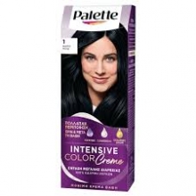Palette Intensive Color Creme Βαφή Μαλλιών 1 Μαύρο 50ml
