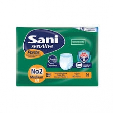 Sani Pants Ακράτειας Νο2 Medium 14τεμ.