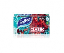 Softex Χαρτομάντηλα Classic 4Φυλλο (6+2 ΔΩΡΟ)