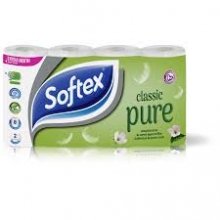 Softex Χαρτί Υγείας Pure Classic 2Φυλλα 8 τεμάχια