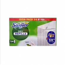 Swiffer Ανταλλακτικά Πανάκια Dry Giga Pack 54τμχ