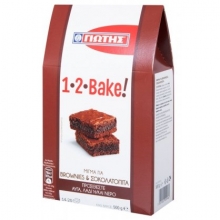 Γιώτης 1-2 Bake Μείγμα Protein Brownies 500γρ.