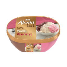 Aloma Vanilla - Cocoa - Strawberry 900ml (οικογενειακό)