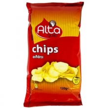 Alta Gusto Chips Αλάτι 120gr