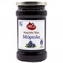 Alta Gusto Μαρμελάδα Extra Μύρτιλο 375gr
