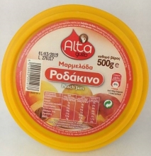 Alta Gusto Μαρμελάδα Ροδάκινο Τάπερ 500gr
