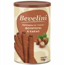 Bevelini Πουράκια με Γέμιση Φουντούκι και Κακάο 110gr