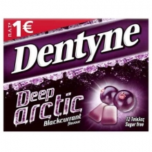 Dentyne Deep Arctic Blackcurrant Φραγκοστάφυλο 12τμχ 16.8gr