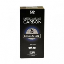Discovery Carbon extra slim 5,7mm Φιλτράκια Ενεργού Άνθρακα 120τμχ.